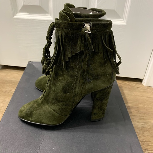 GORGEOUS Giuseppe Zanotti Alabama Suede Booties - Picture 5 of 8